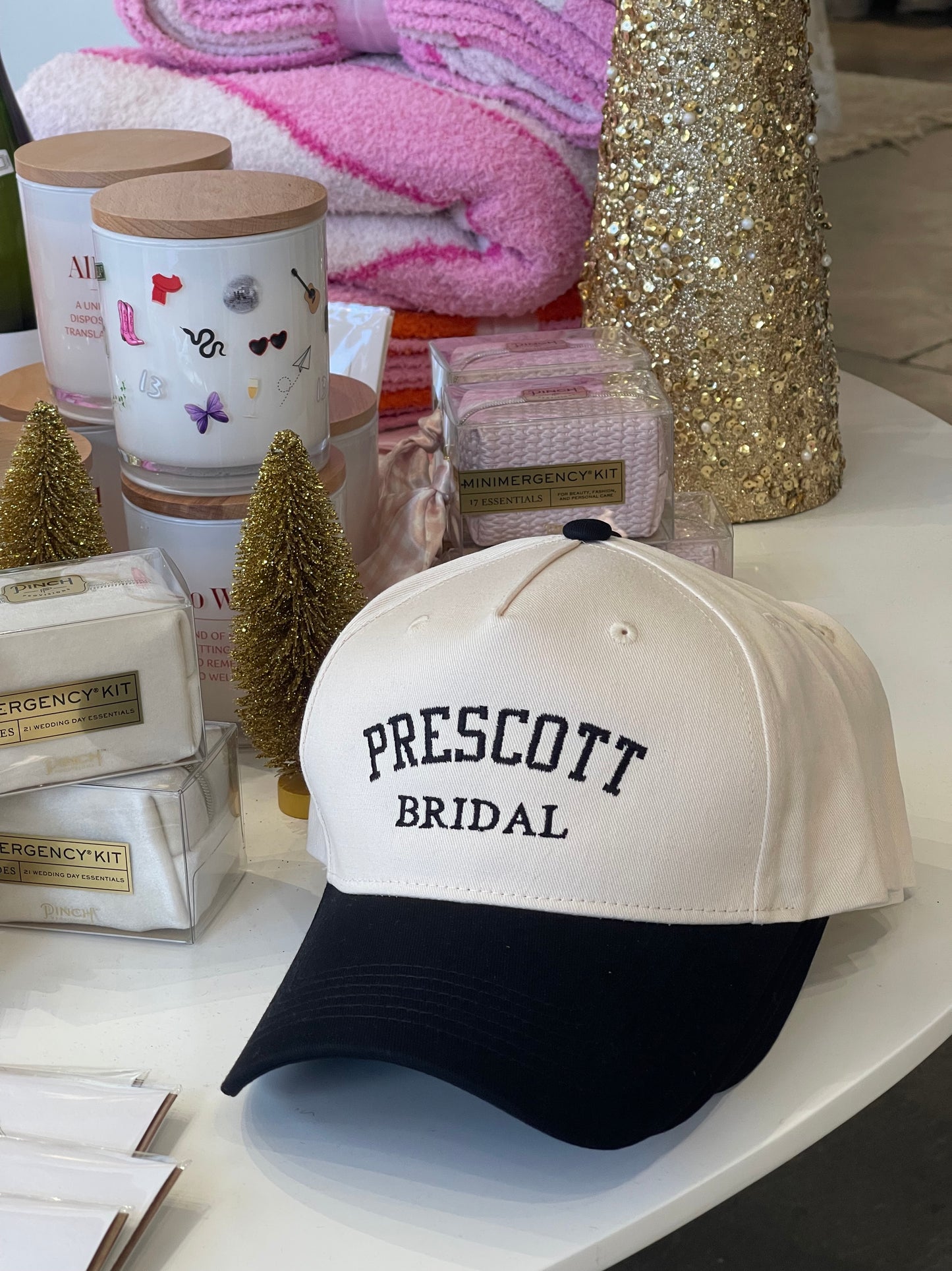 Prescott Bridal Two Tone Hat