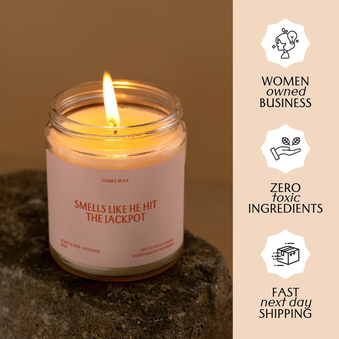 Hit the Jackpot Engagement Gift Engagement Gift Engaged Candle Bridal Shower Bride to Be P005