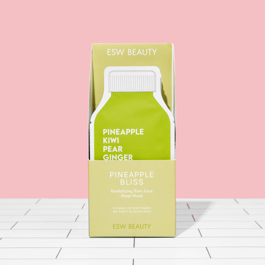 Pineapple Bliss Raw Juice Sheet Mask Filled PDQ Display