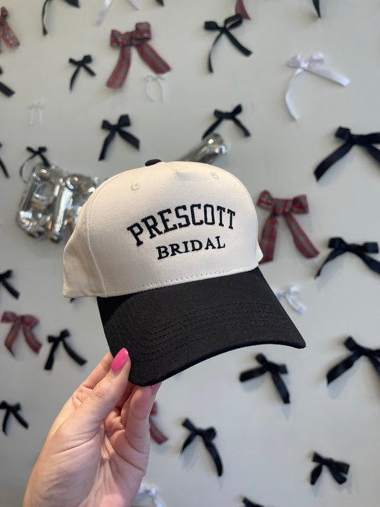 Prescott Bridal Two Tone Hat