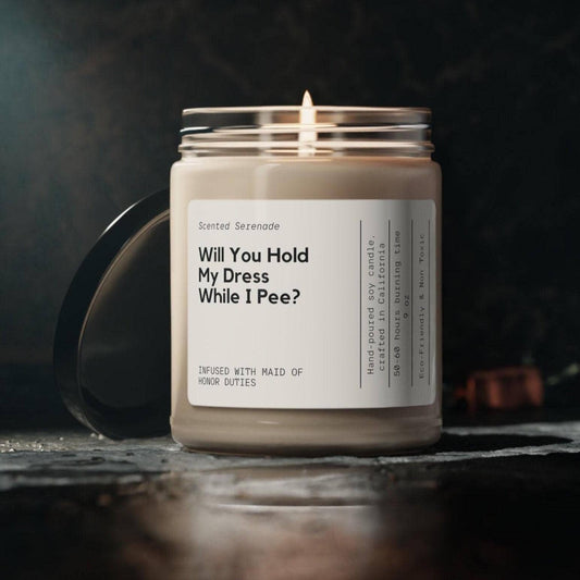 Bridal Party Proposal Candles for Wedding Bachelorette