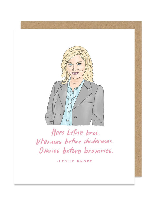 Leslie Knope Card